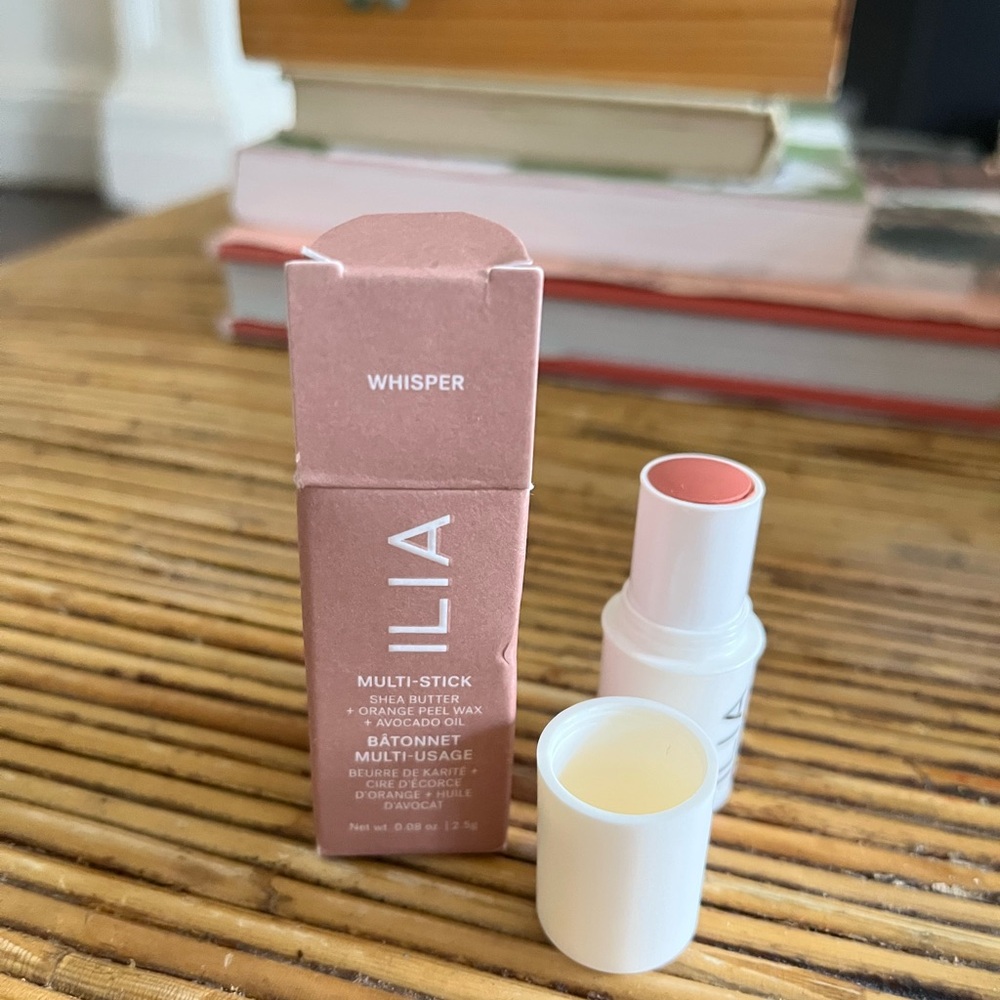 NWOT - ILIA Pink WHISPER Blush Stick Makeup 0.08oz sample size